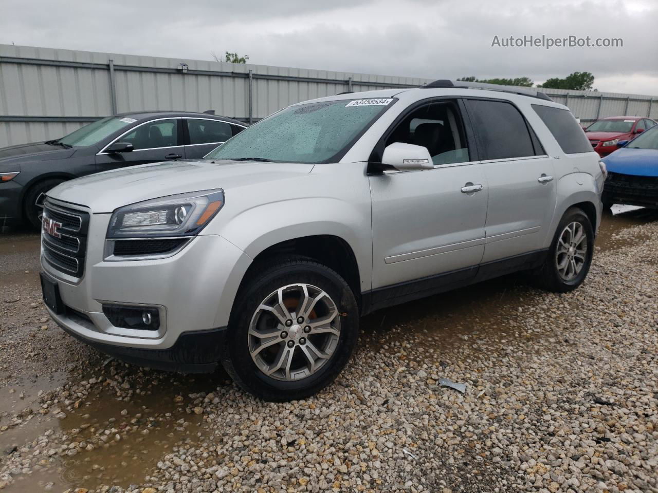 2014 Gmc Acadia Slt-1 Серебряный vin: 1GKKRRKDXEJ229729