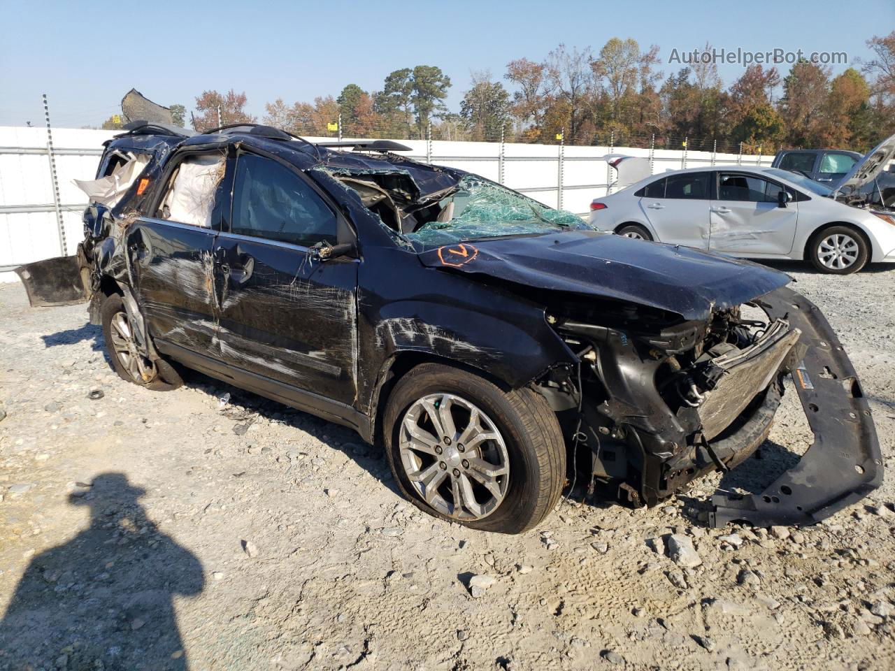 2015 Gmc Acadia Slt-1 Black vin: 1GKKRRKDXFJ129017