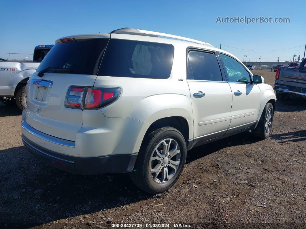 2015 Gmc Acadia Slt-1 Белый vin: 1GKKRRKDXFJ213323