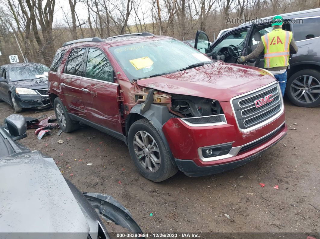 2015 Gmc Acadia Slt-1 Burgundy vin: 1GKKRRKDXFJ340587