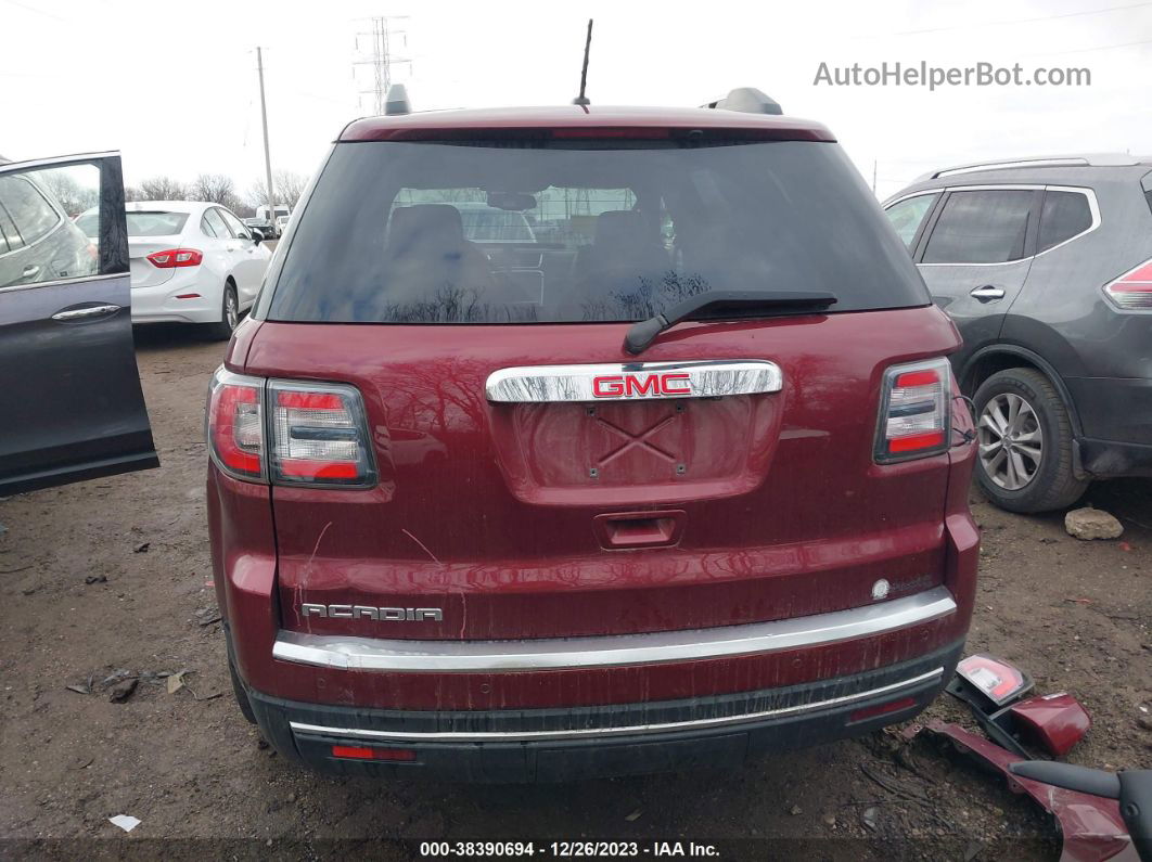 2015 Gmc Acadia Slt-1 Burgundy vin: 1GKKRRKDXFJ340587