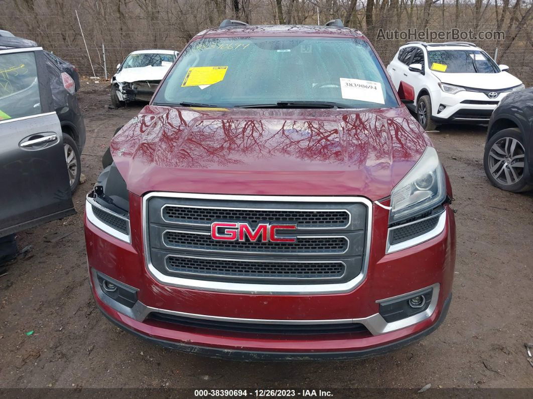 2015 Gmc Acadia Slt-1 Burgundy vin: 1GKKRRKDXFJ340587