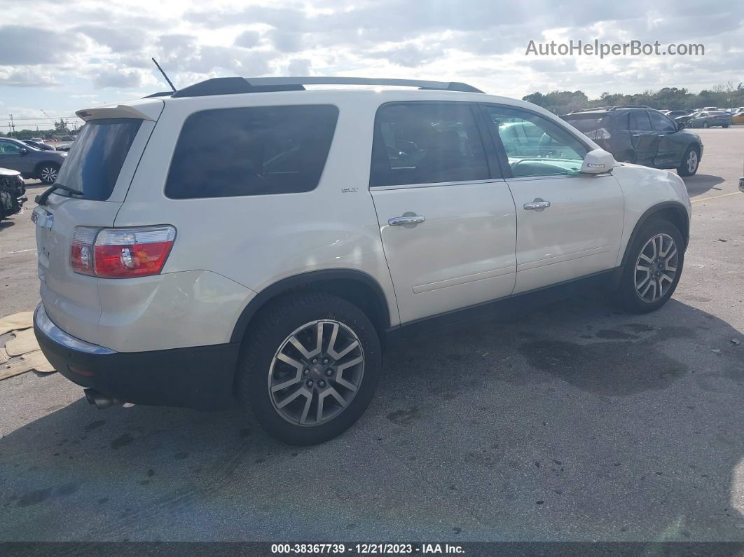 2012 Gmc Acadia Slt-2 White vin: 1GKKRSED0CJ295870