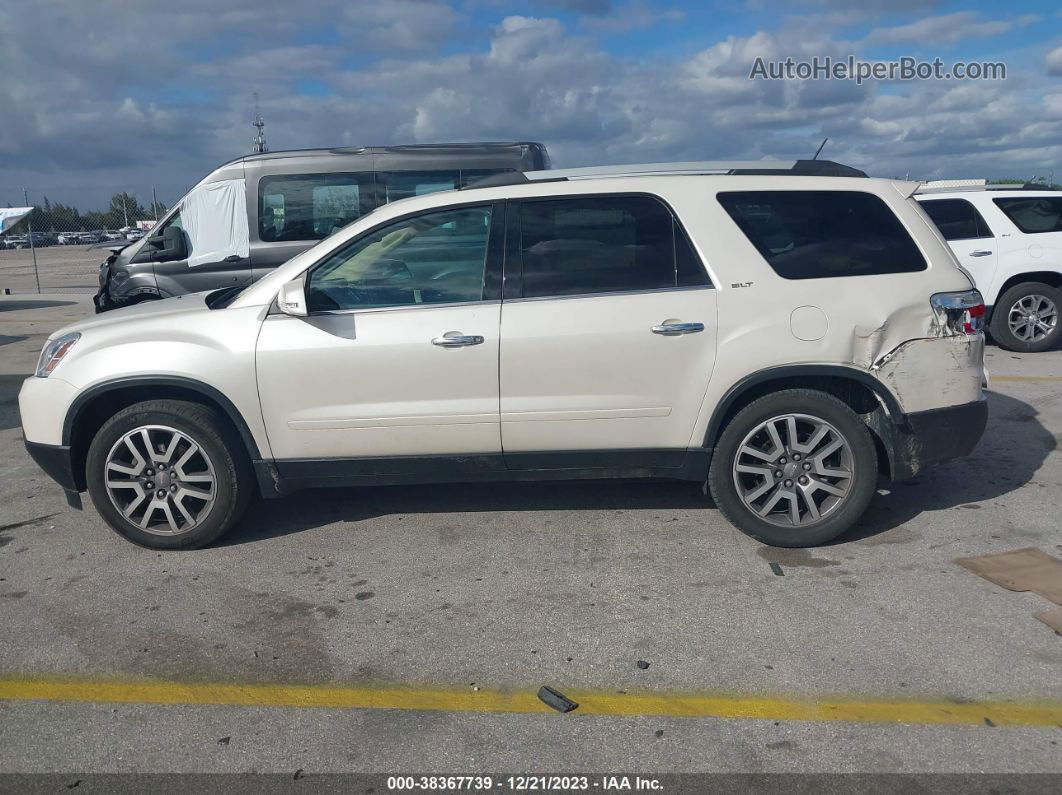 2012 Gmc Acadia Slt-2 White vin: 1GKKRSED0CJ295870