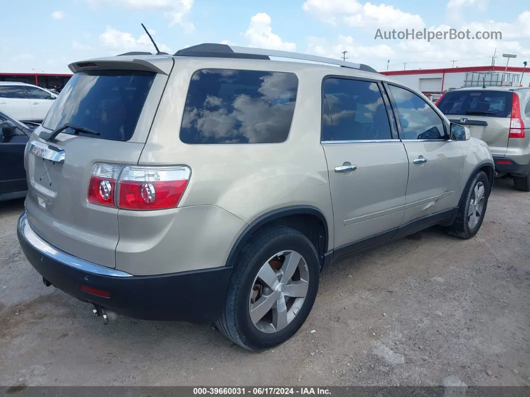 2012 Gmc Acadia Slt-2 Gold vin: 1GKKRSED4CJ271670