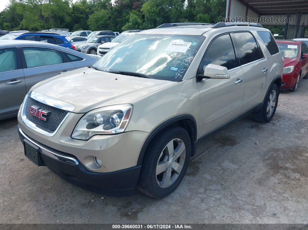 2012 Gmc Acadia Slt-2 Золотой vin: 1GKKRSED4CJ271670