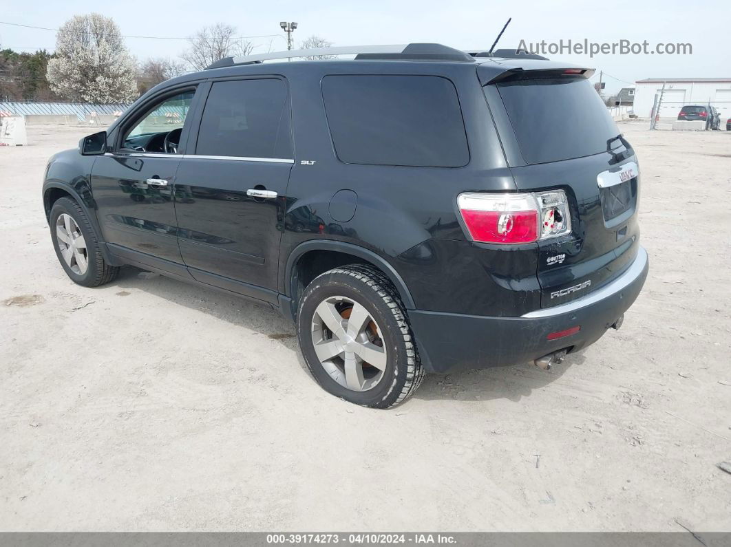 2012 Gmc Acadia Slt-2 Black vin: 1GKKRSED4CJ411443