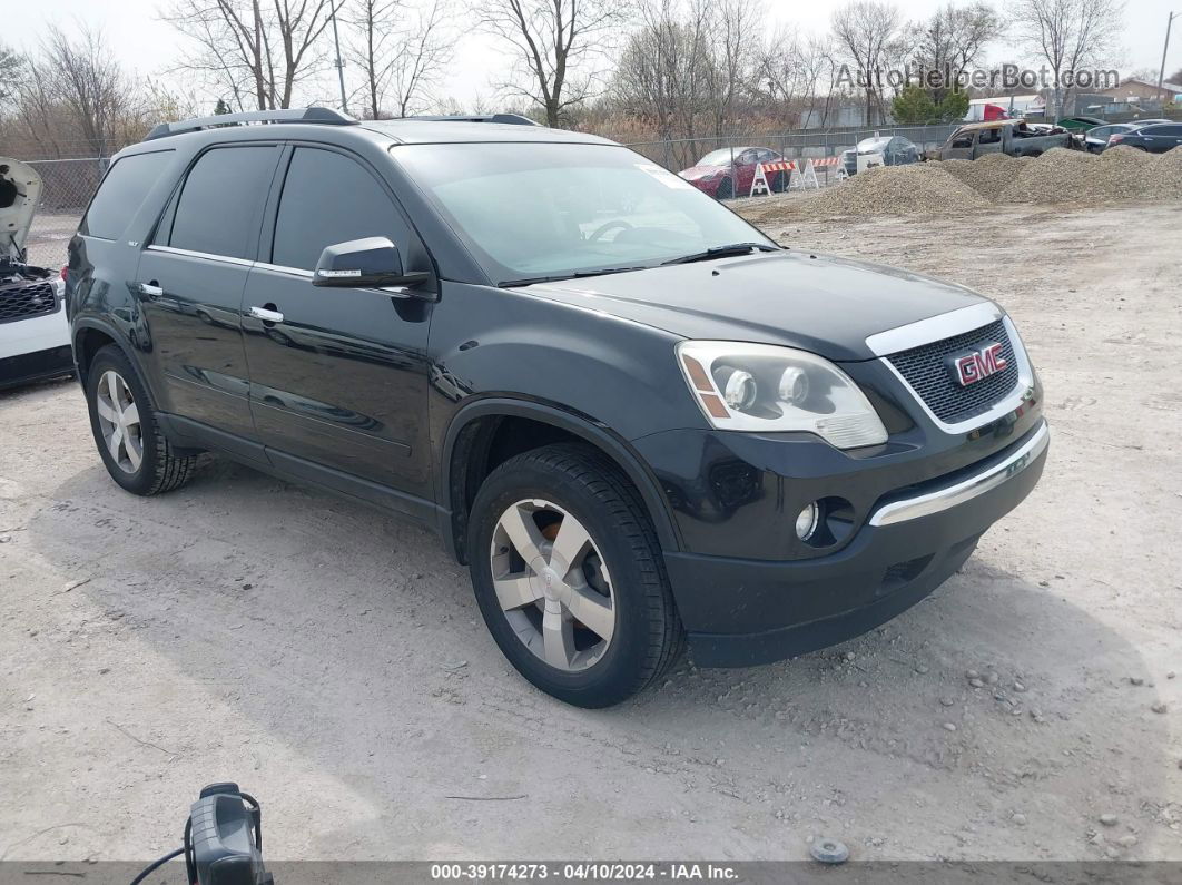 2012 Gmc Acadia Slt-2 Black vin: 1GKKRSED4CJ411443