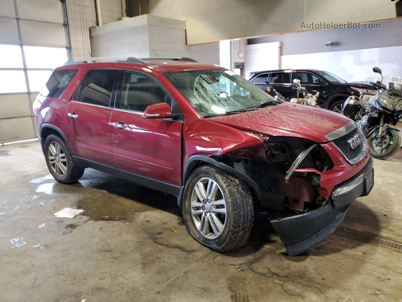 2012 Gmc Acadia Slt-2 Red vin: 1GKKRSED5CJ354962