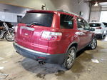 2012 Gmc Acadia Slt-2 Red vin: 1GKKRSED5CJ354962