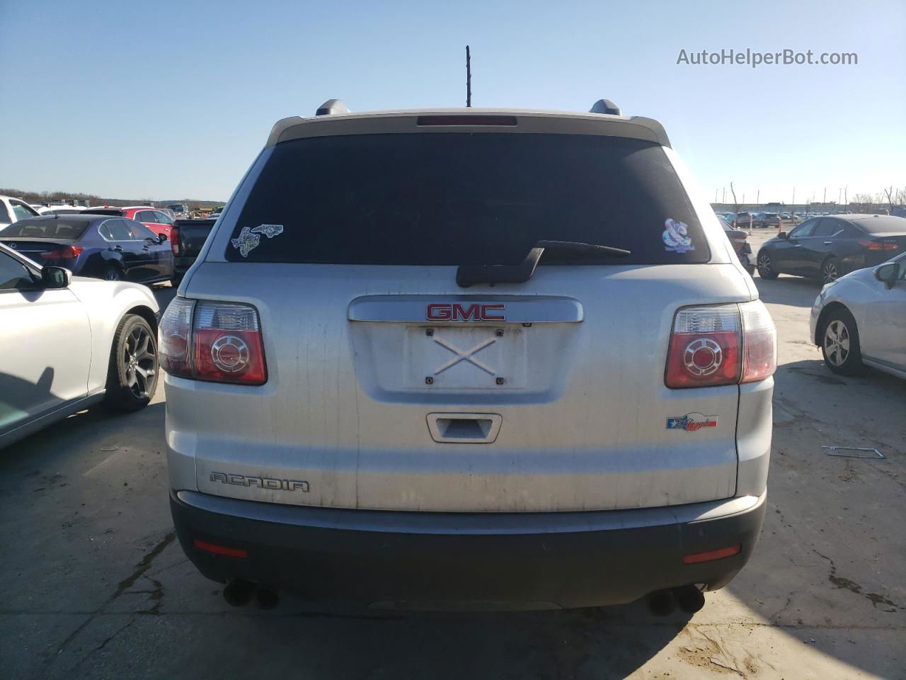 2012 Gmc Acadia Slt-2 Silver vin: 1GKKRSED7CJ401716