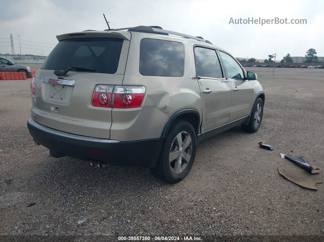 2012 Gmc Acadia Slt-2 Gold vin: 1GKKRSED8CJ223475