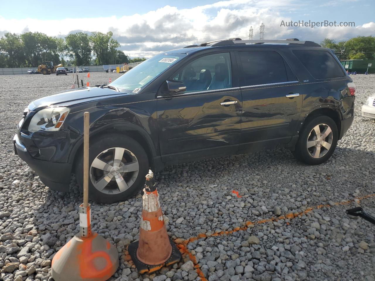 2012 Gmc Acadia Slt-2 Black vin: 1GKKRSED8CJ262471