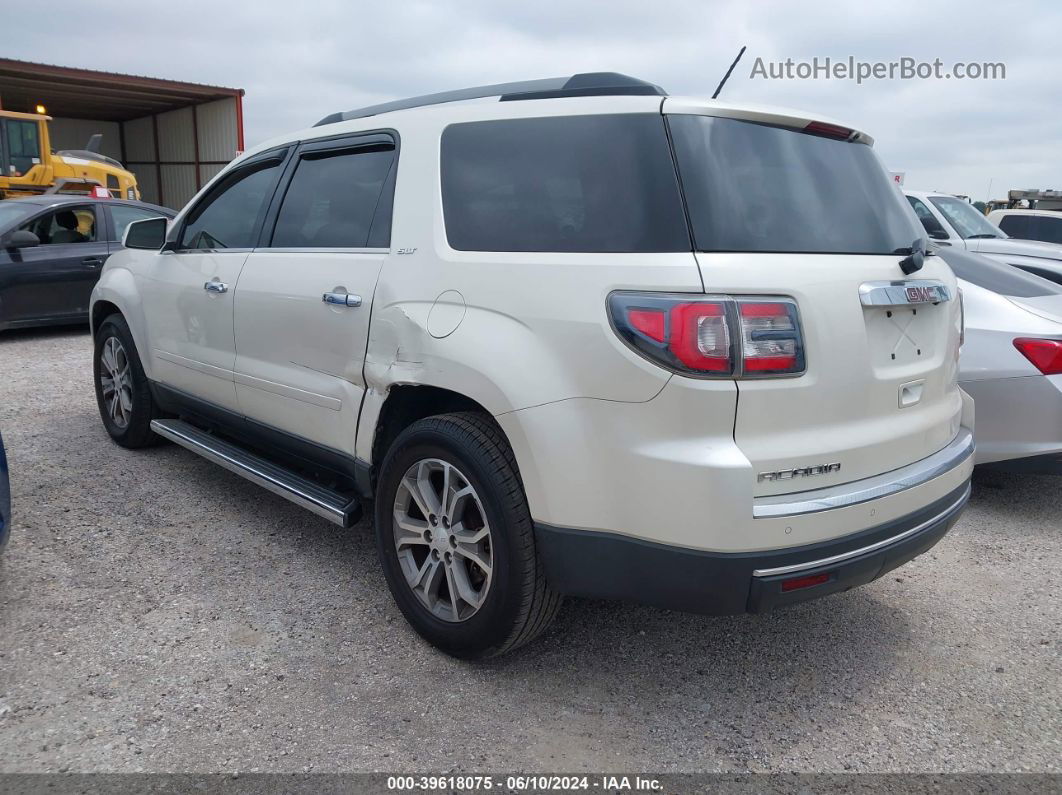 2014 Gmc Acadia Slt-2 White vin: 1GKKRSKD0EJ150867