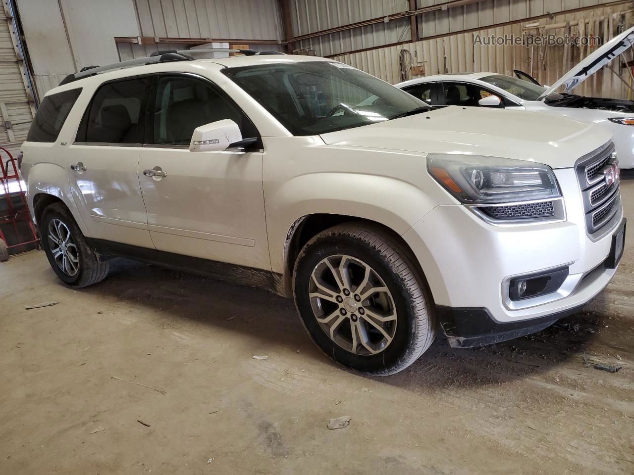 2014 Gmc Acadia Slt-2 White vin: 1GKKRSKD0EJ313937