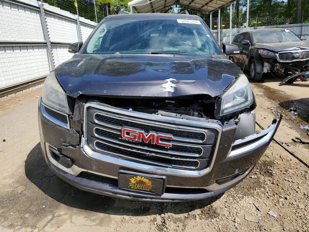 2015 Gmc Acadia Slt-2 Charcoal vin: 1GKKRSKD1FJ176914