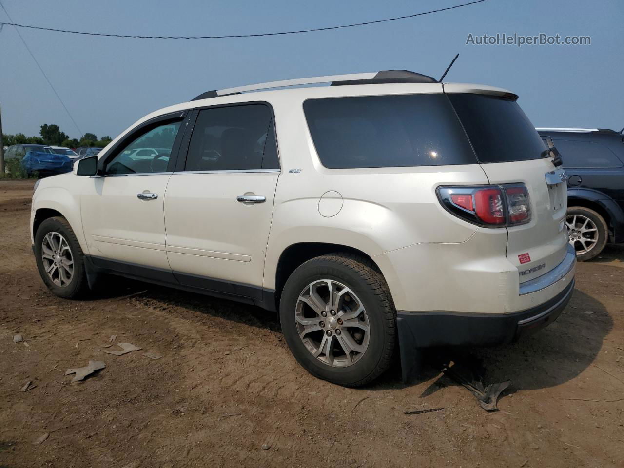 2014 Gmc Acadia Slt-2 White vin: 1GKKRSKD3EJ197391