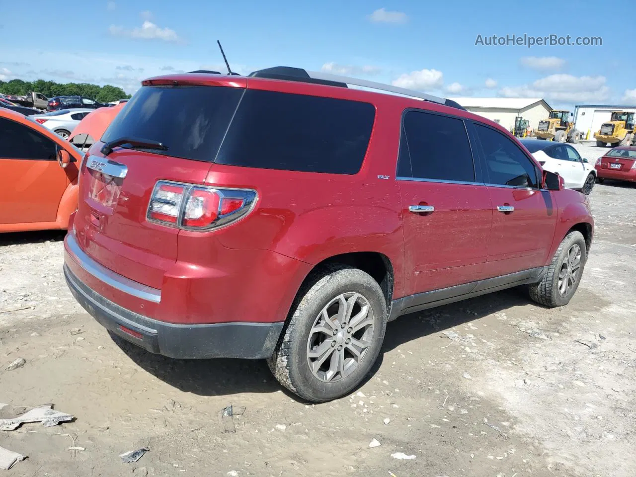 2013 Gmc Acadia Slt-2 Red vin: 1GKKRSKD5DJ144061