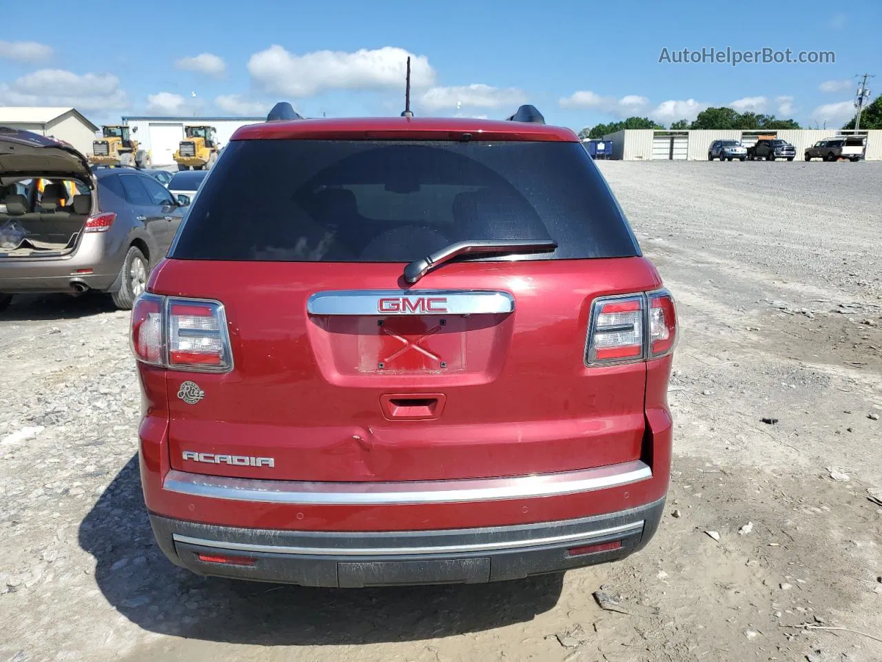 2013 Gmc Acadia Slt-2 Red vin: 1GKKRSKD5DJ144061