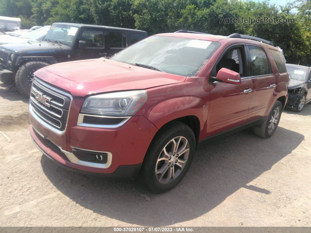 2013 Gmc Acadia Slt Red vin: 1GKKRSKD6DJ158096