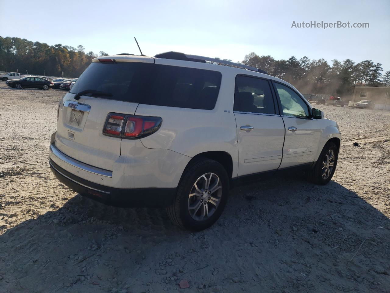 2015 Gmc Acadia Slt-2 Белый vin: 1GKKRSKD6FJ222608