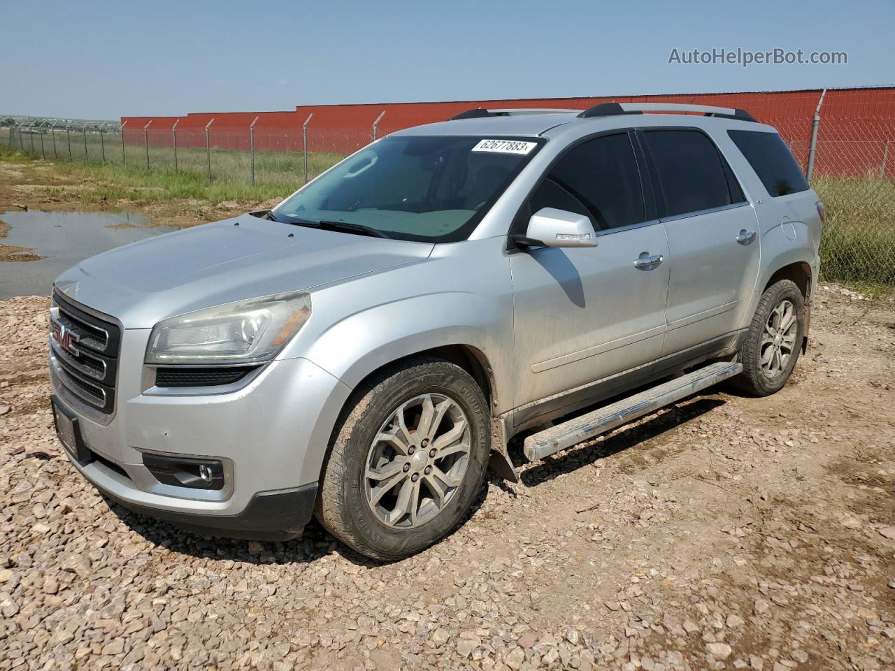 2013 Gmc Acadia Slt-2 Серебряный vin: 1GKKRSKD7DJ180477