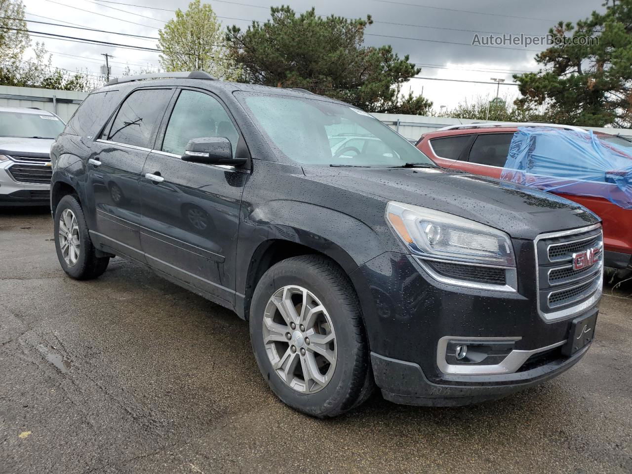 2014 Gmc Acadia Slt-2 Black vin: 1GKKRSKD7EJ142507