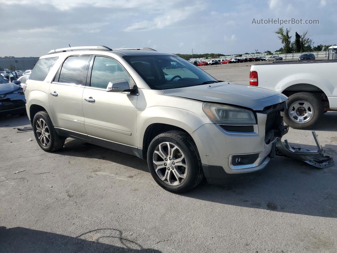 2013 Gmc Acadia Slt-2 Gold vin: 1GKKRSKD8DJ153594