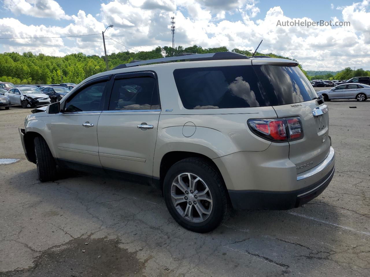 2014 Gmc Acadia Slt-2 Cream vin: 1GKKRSKD8EJ191330