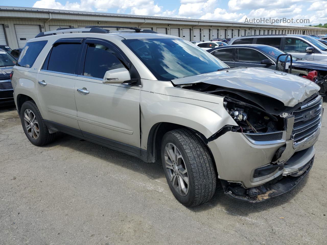 2014 Gmc Acadia Slt-2 Cream vin: 1GKKRSKD8EJ191330