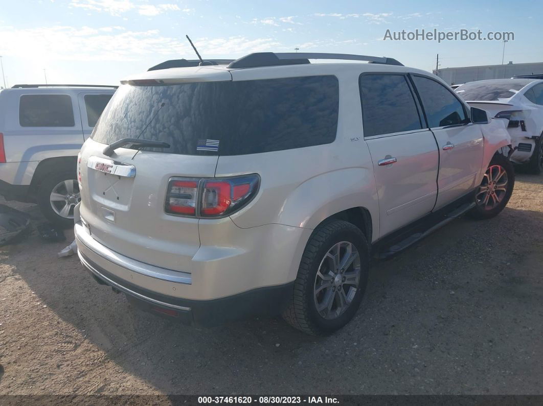 2014 Gmc Acadia Slt-2 White vin: 1GKKRSKD9EJ127510