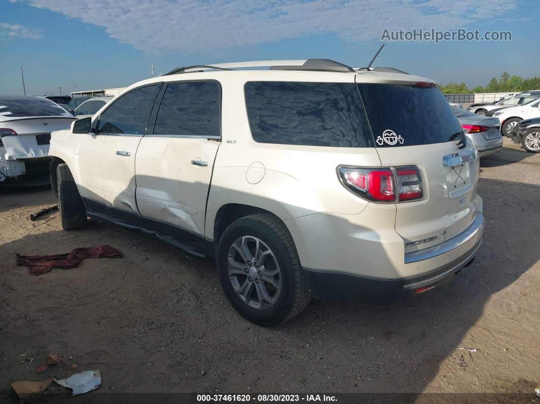 2014 Gmc Acadia Slt-2 White vin: 1GKKRSKD9EJ127510