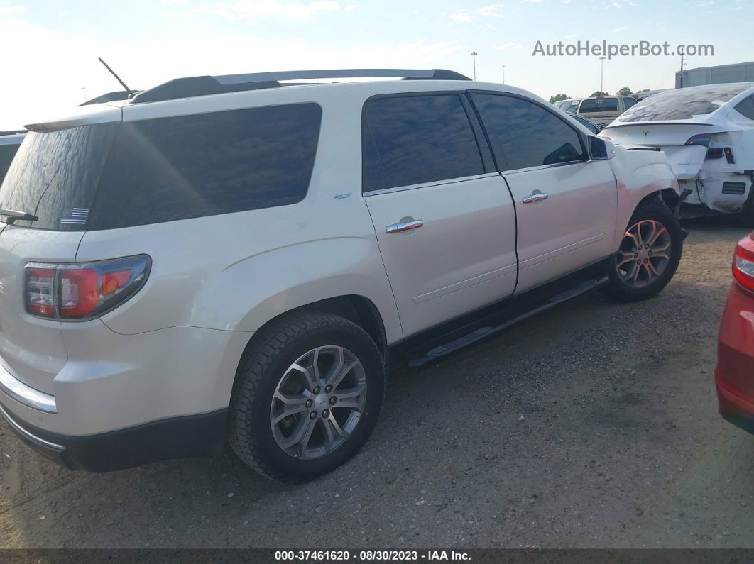 2014 Gmc Acadia Slt-2 White vin: 1GKKRSKD9EJ127510