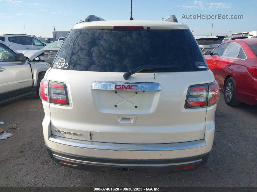 2014 Gmc Acadia Slt-2 White vin: 1GKKRSKD9EJ127510