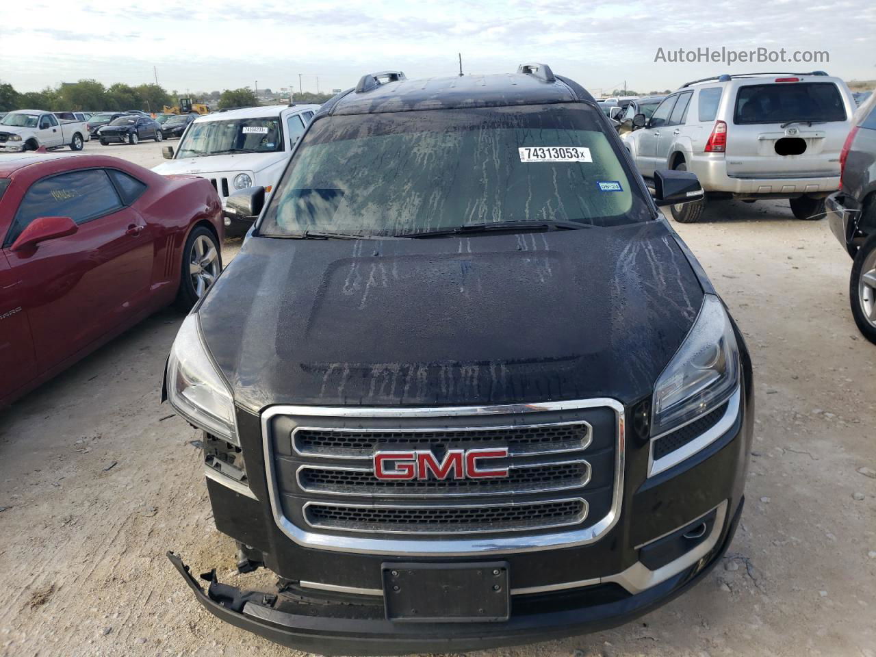 2014 Gmc Acadia Slt-2 Черный vin: 1GKKRSKD9EJ158143