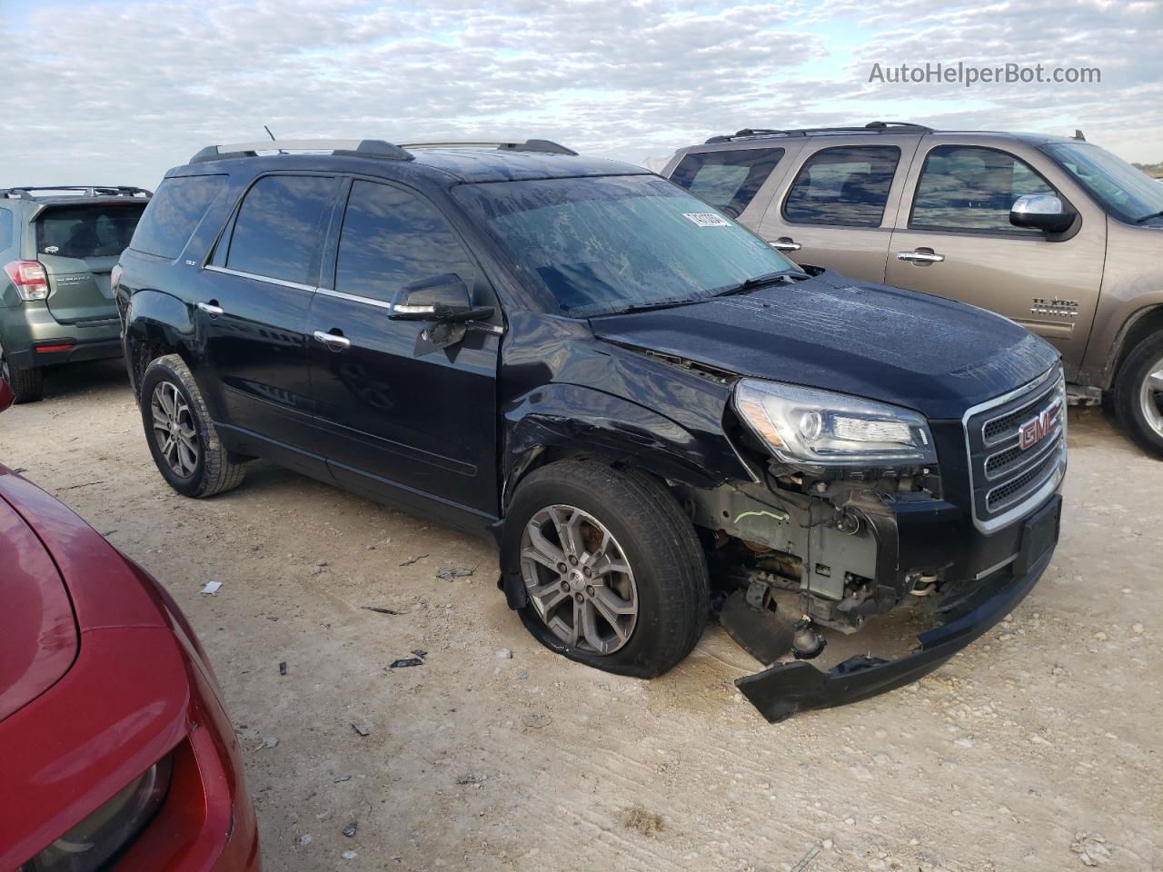 2014 Gmc Acadia Slt-2 Черный vin: 1GKKRSKD9EJ158143