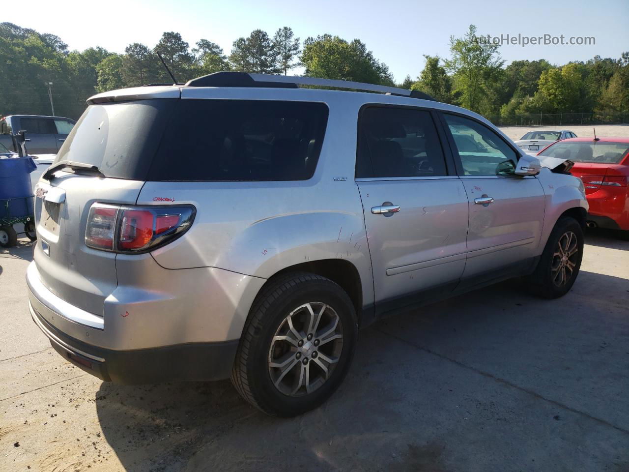 2014 Gmc Acadia Slt-2 Серебряный vin: 1GKKRSKD9EJ180191