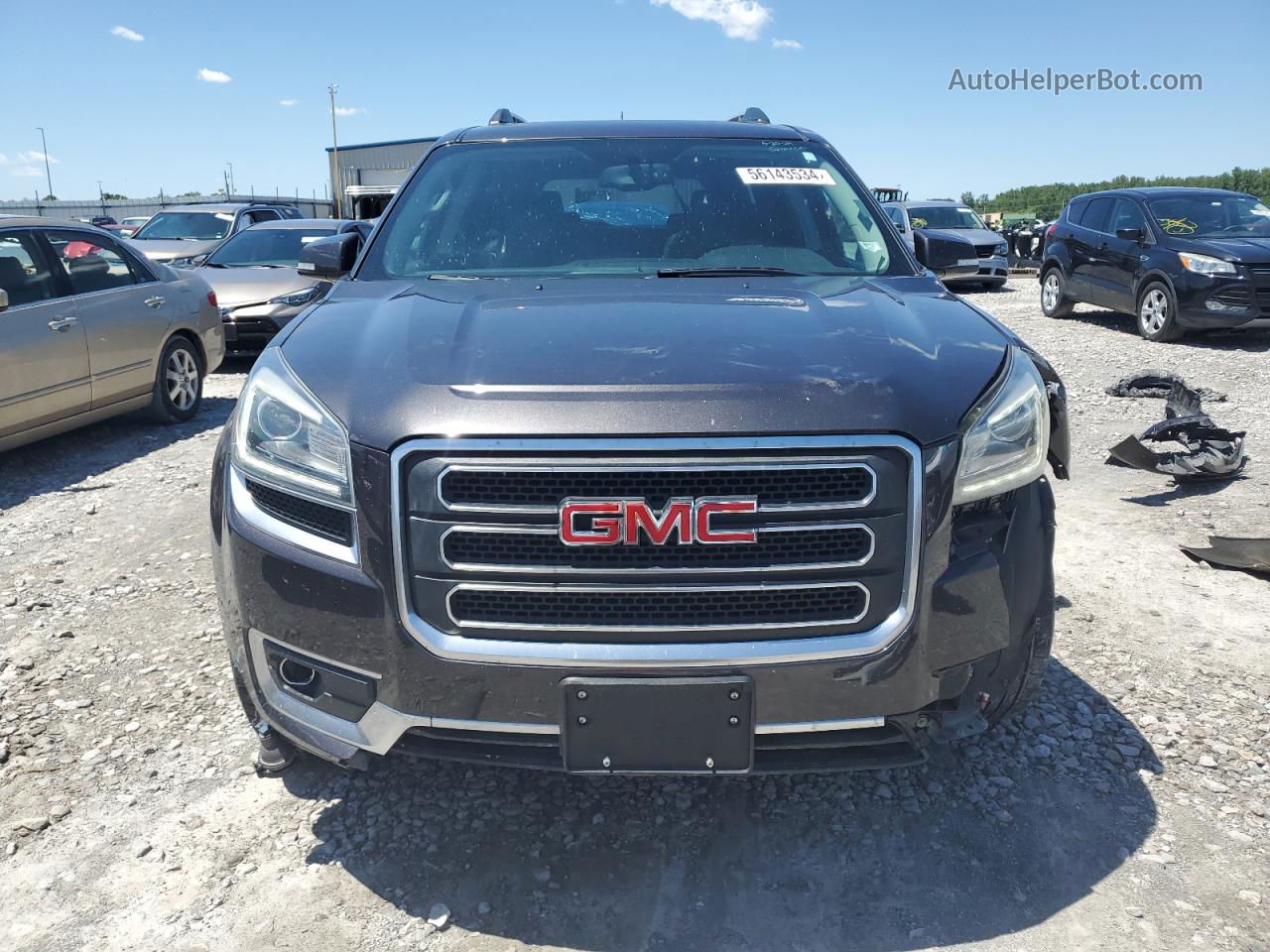 2014 Gmc Acadia Slt-2 Charcoal vin: 1GKKRSKDXEJ267579