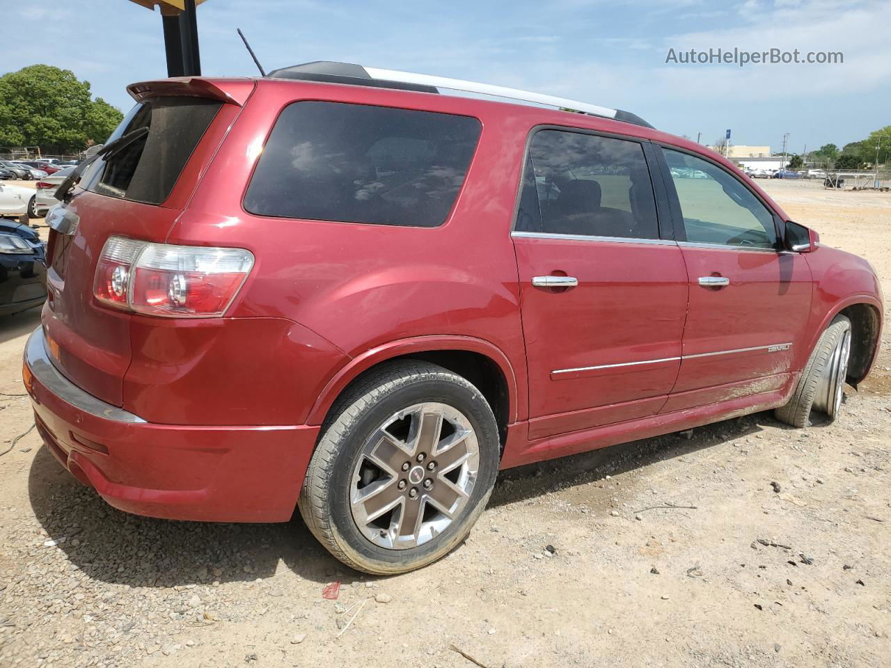 2012 Gmc Acadia Denali Red vin: 1GKKRTED0CJ134098