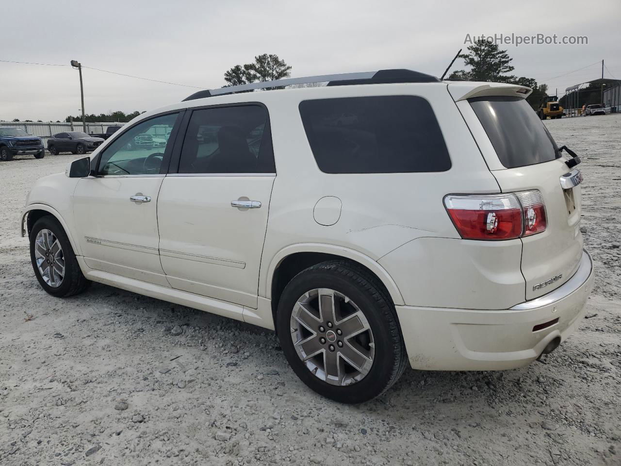 2012 Gmc Acadia Denali White vin: 1GKKRTED1CJ163402