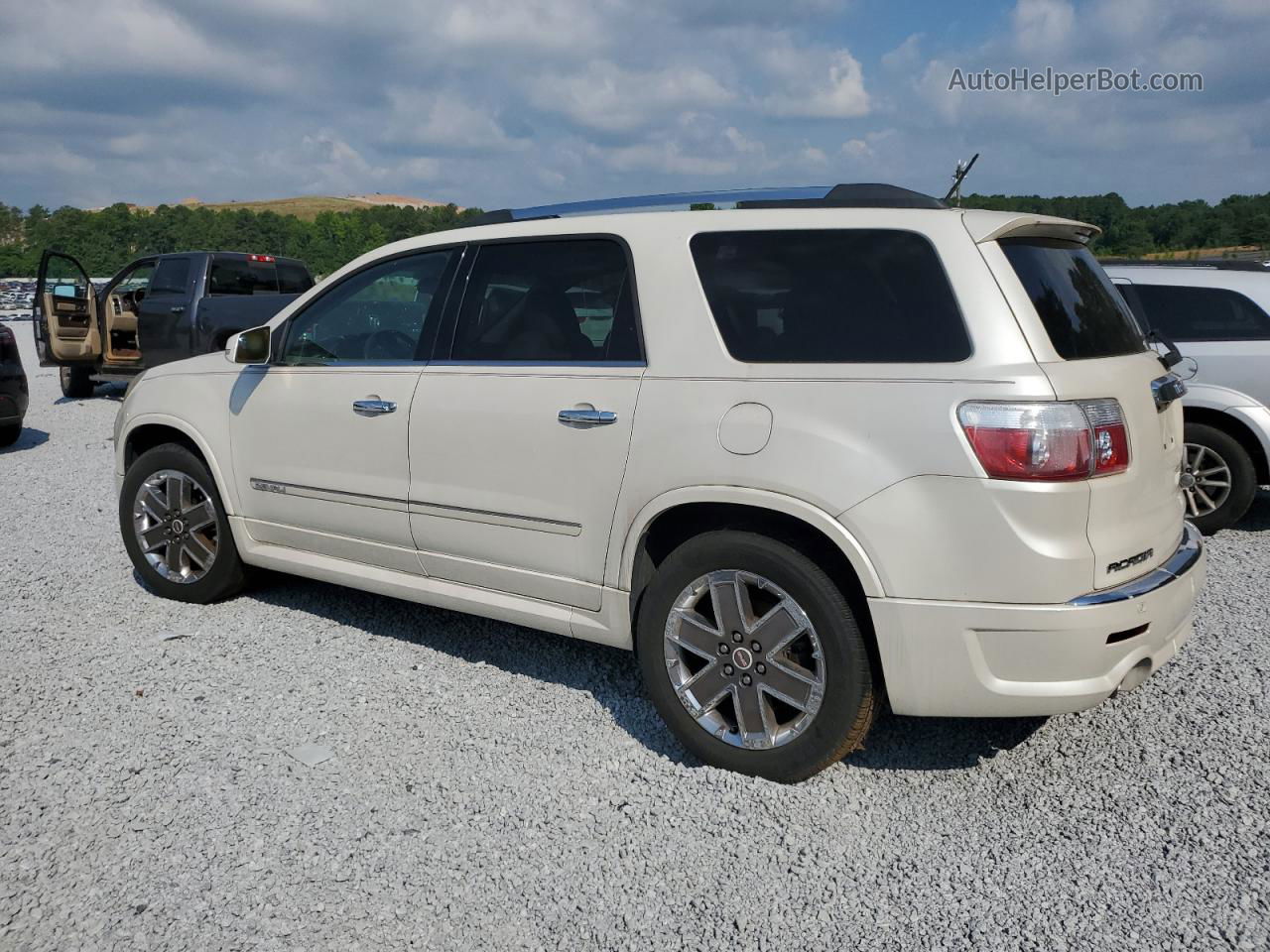 2012 Gmc Acadia Denali Cream vin: 1GKKRTED1CJ313041