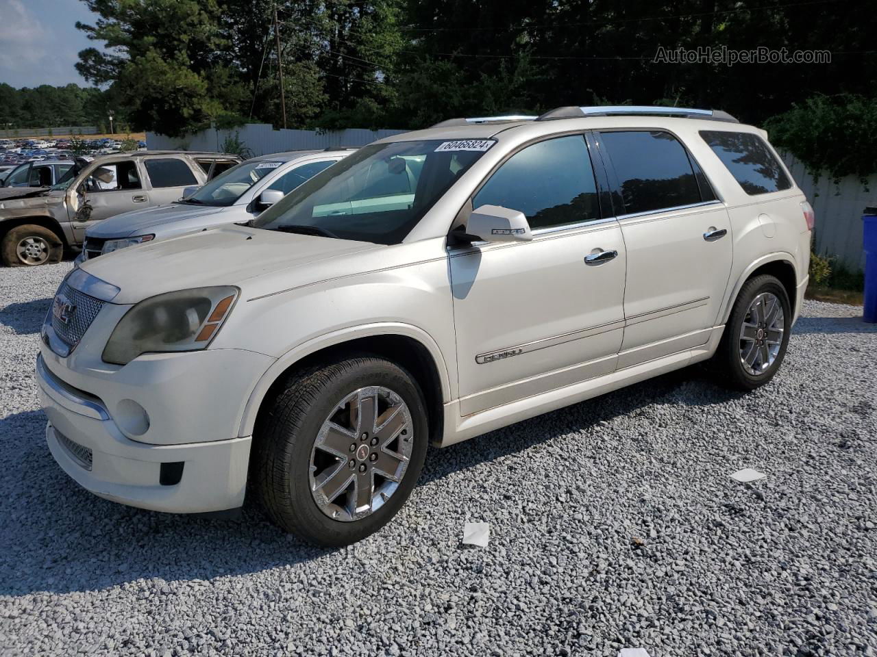 2012 Gmc Acadia Denali Cream vin: 1GKKRTED1CJ313041