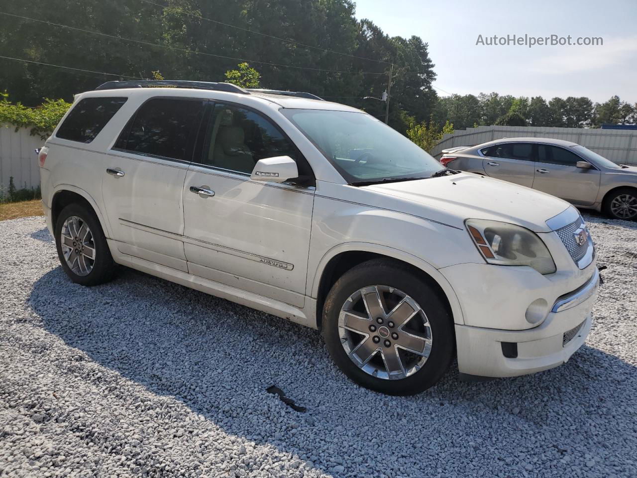 2012 Gmc Acadia Denali Cream vin: 1GKKRTED1CJ313041