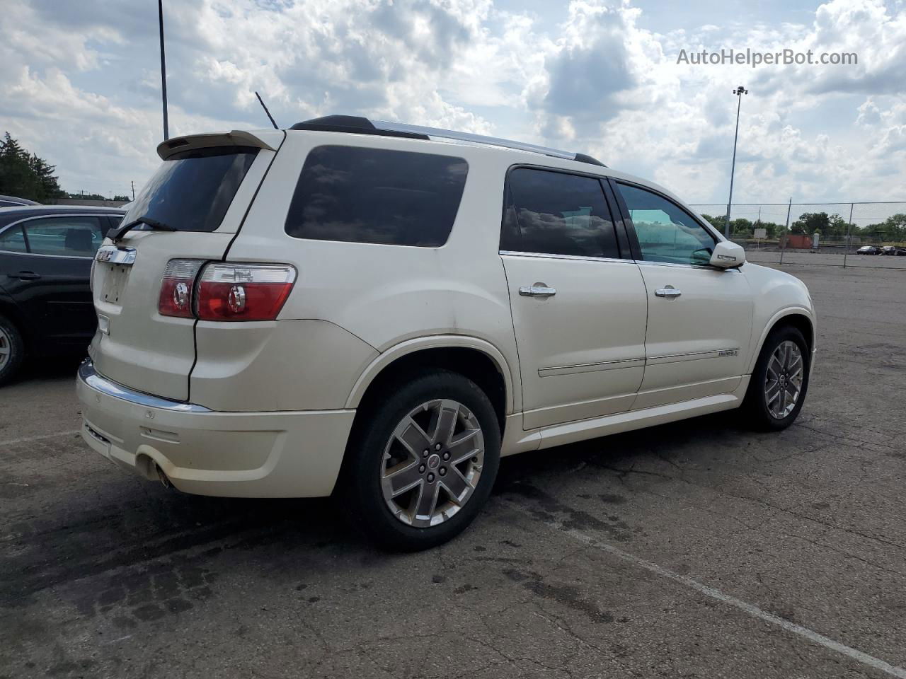 2012 Gmc Acadia Denali Белый vin: 1GKKRTED2CJ388492