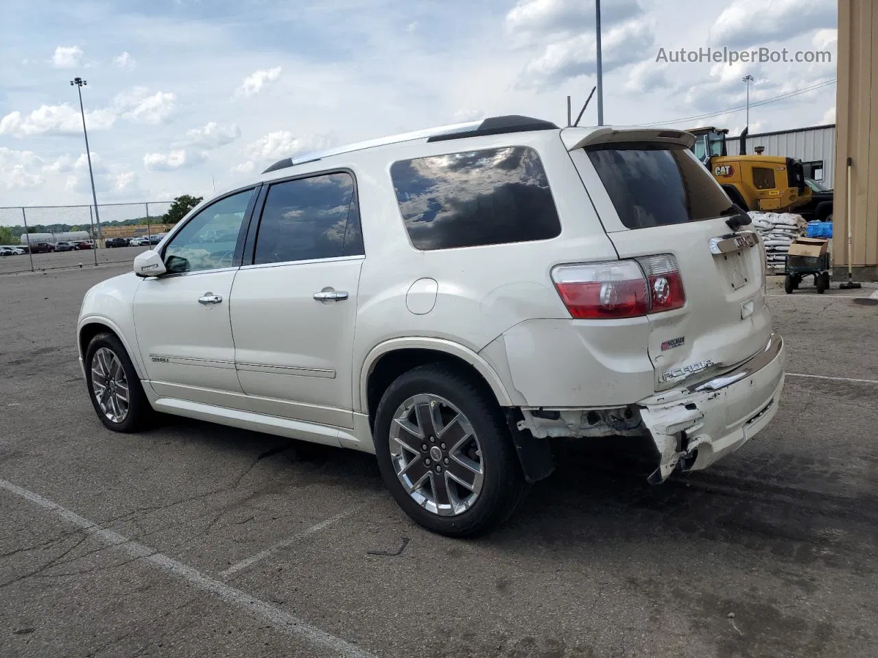 2012 Gmc Acadia Denali Белый vin: 1GKKRTED2CJ388492