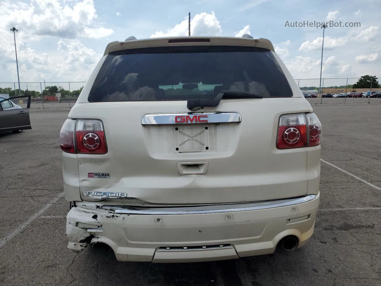 2012 Gmc Acadia Denali White vin: 1GKKRTED2CJ388492