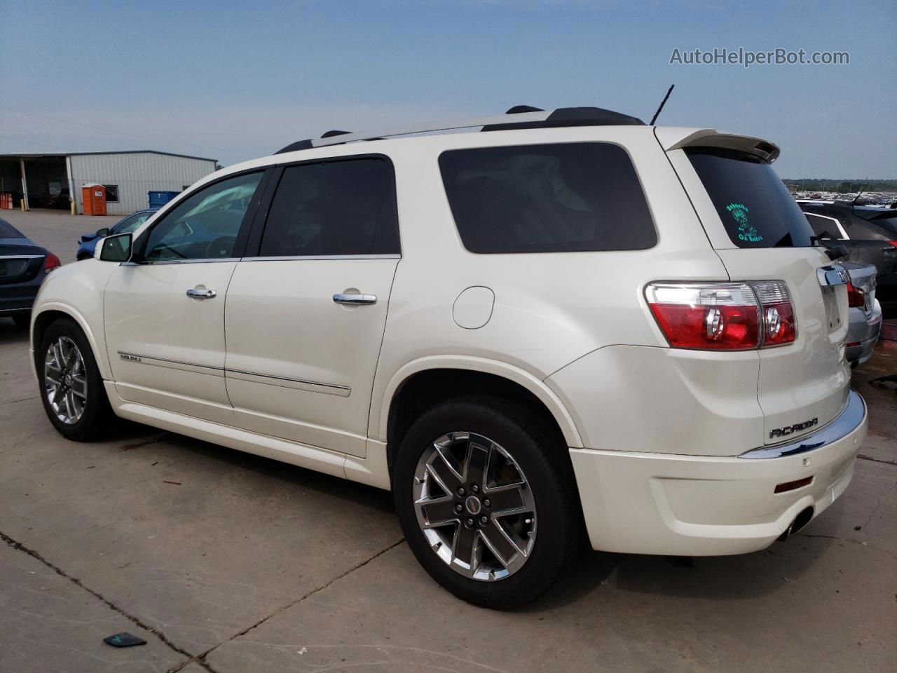 2012 Gmc Acadia Denali White vin: 1GKKRTED3CJ151462