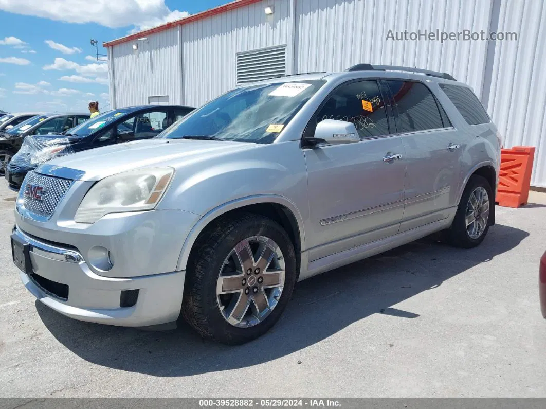 2012 Gmc Acadia Denali Silver vin: 1GKKRTED4CJ152698