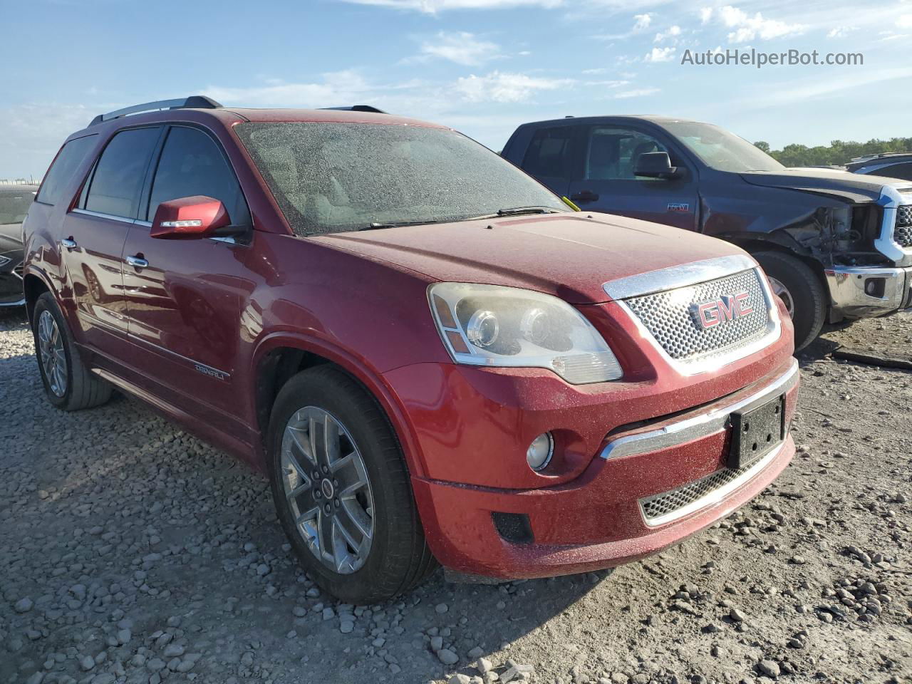 2012 Gmc Acadia Denali Burgundy vin: 1GKKRTED4CJ189363