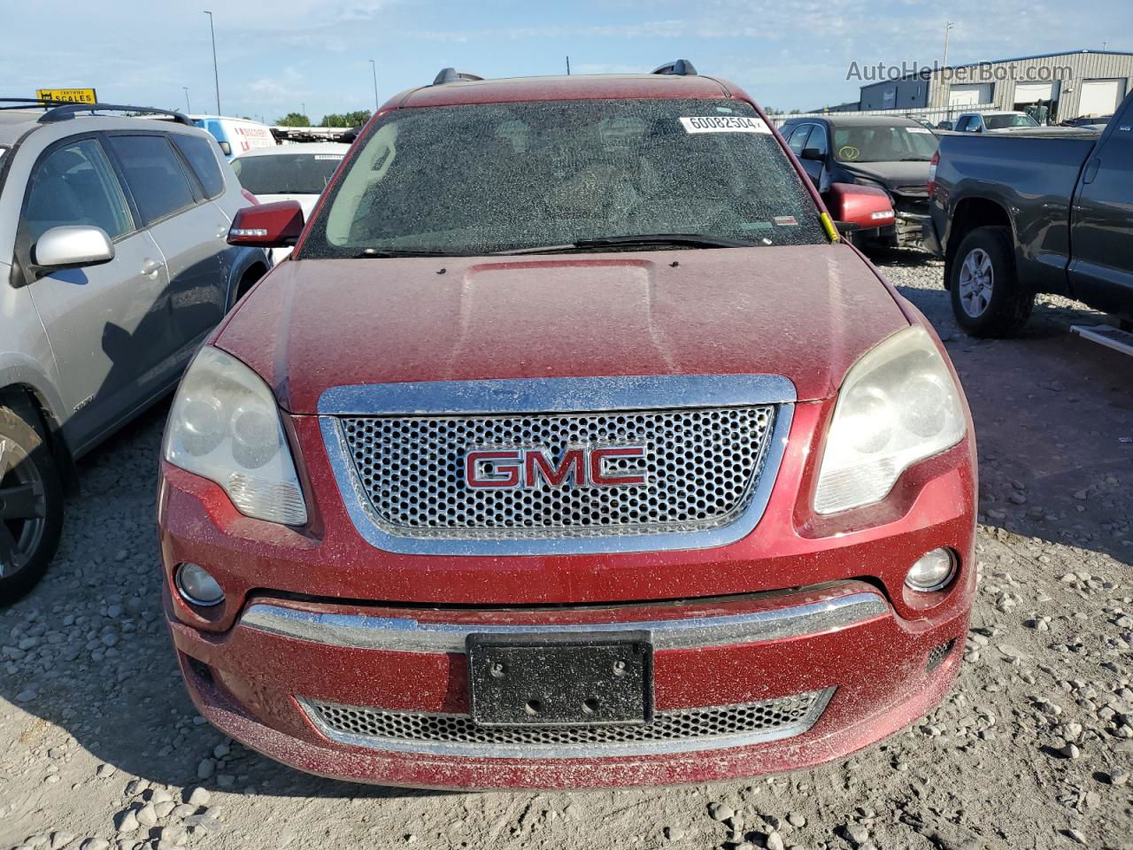 2012 Gmc Acadia Denali Burgundy vin: 1GKKRTED4CJ189363